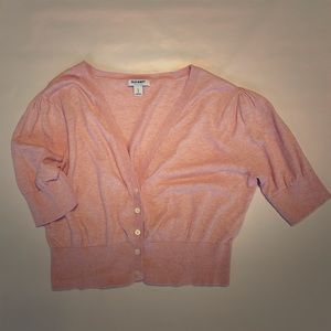 Dusty Pink Waist Length Shrug